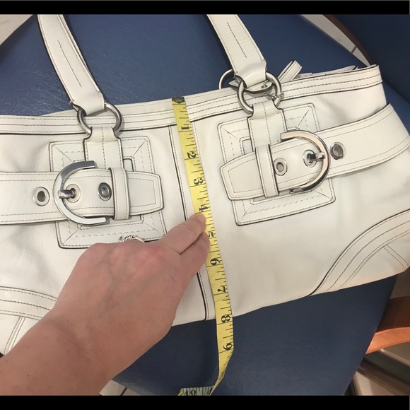 Coach ivory leather Soho zip satchel - Picture 16 of 16